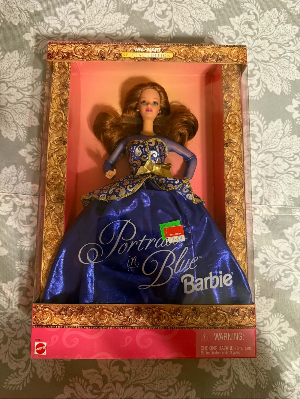 Barbie Portrait in Blue Wal-Mart Special Edition Redhead Doll 1997 Mattel #19355